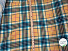 ORGANZA IMPRIMÉ TARTAN MULTICOLORE - My Little Coupon - tissu - coudre