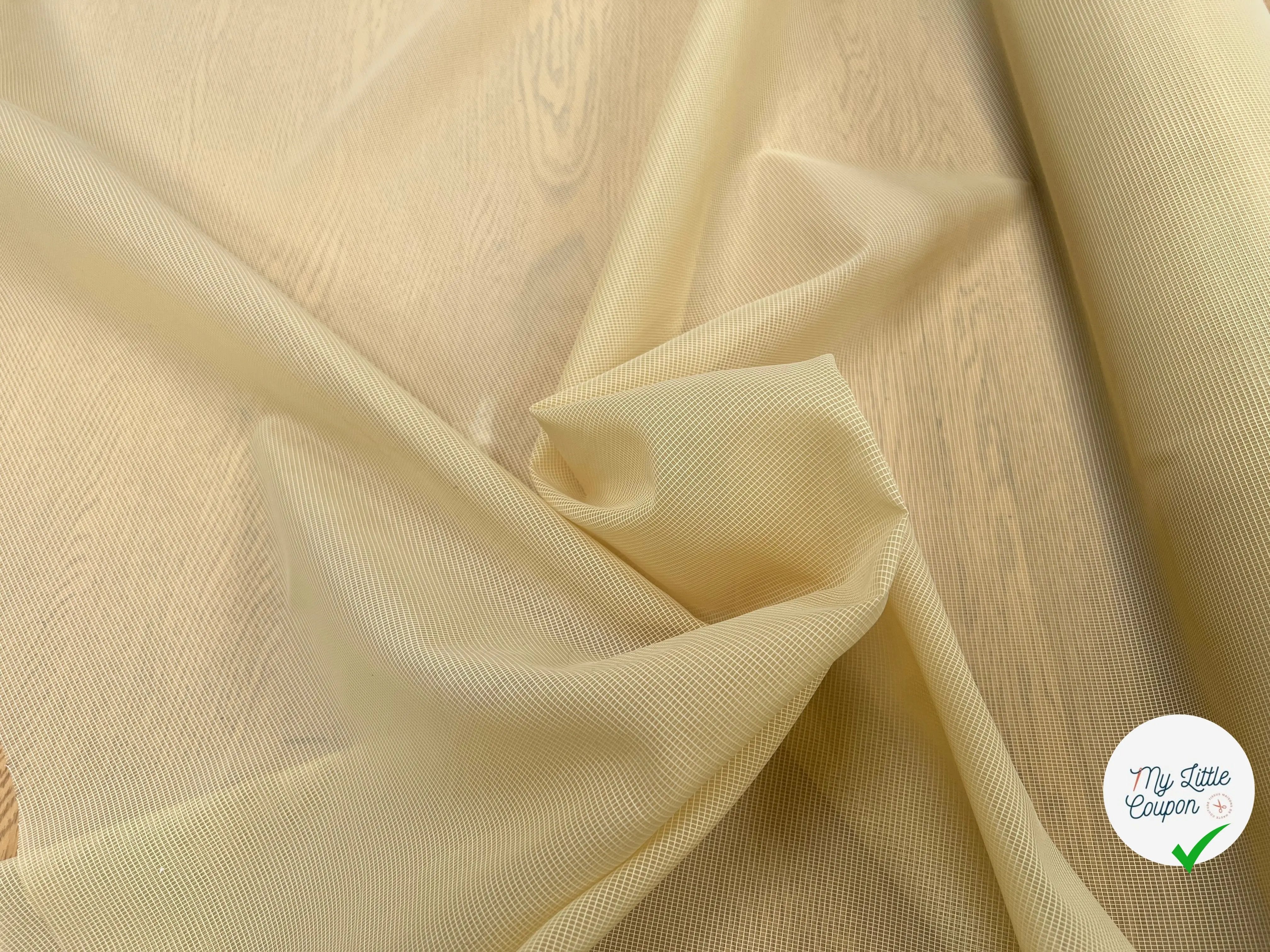 ORGANZA NYLON JAUNE POLEN - My Little Coupon
