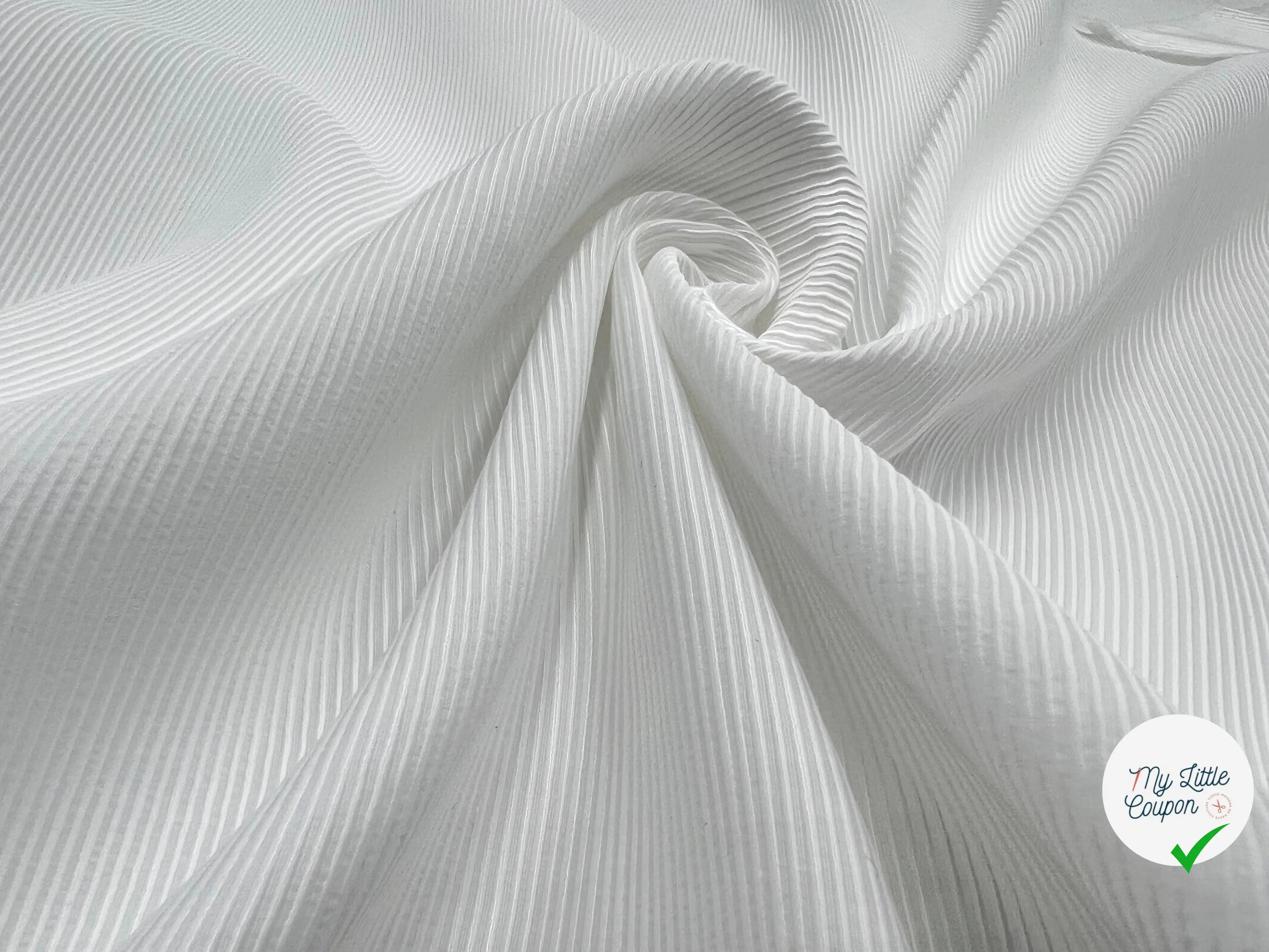 OTTOMAN BLANC - My Little Coupon - tissu - coudre