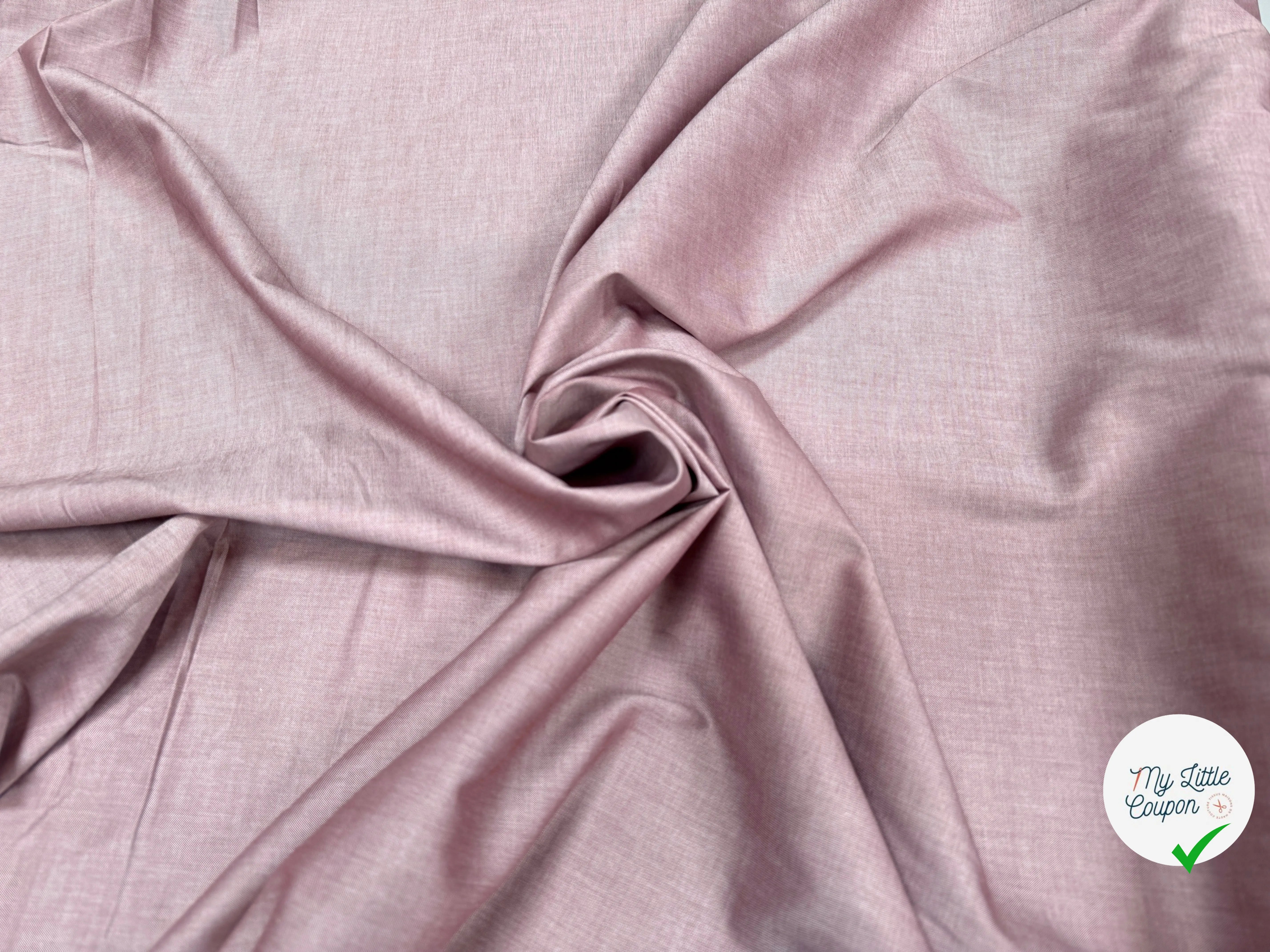 OXFORD ORIGINAL COTON ITALIE QUALITÉ SUPÉRIEUR VIEUX ROSE - My Little Coupon