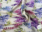 PANAMA PREMIUM IMPRIMÉ DIGITAL (151030-1499) CHARME DE GLYCINES SEREINES - My Little Coupon