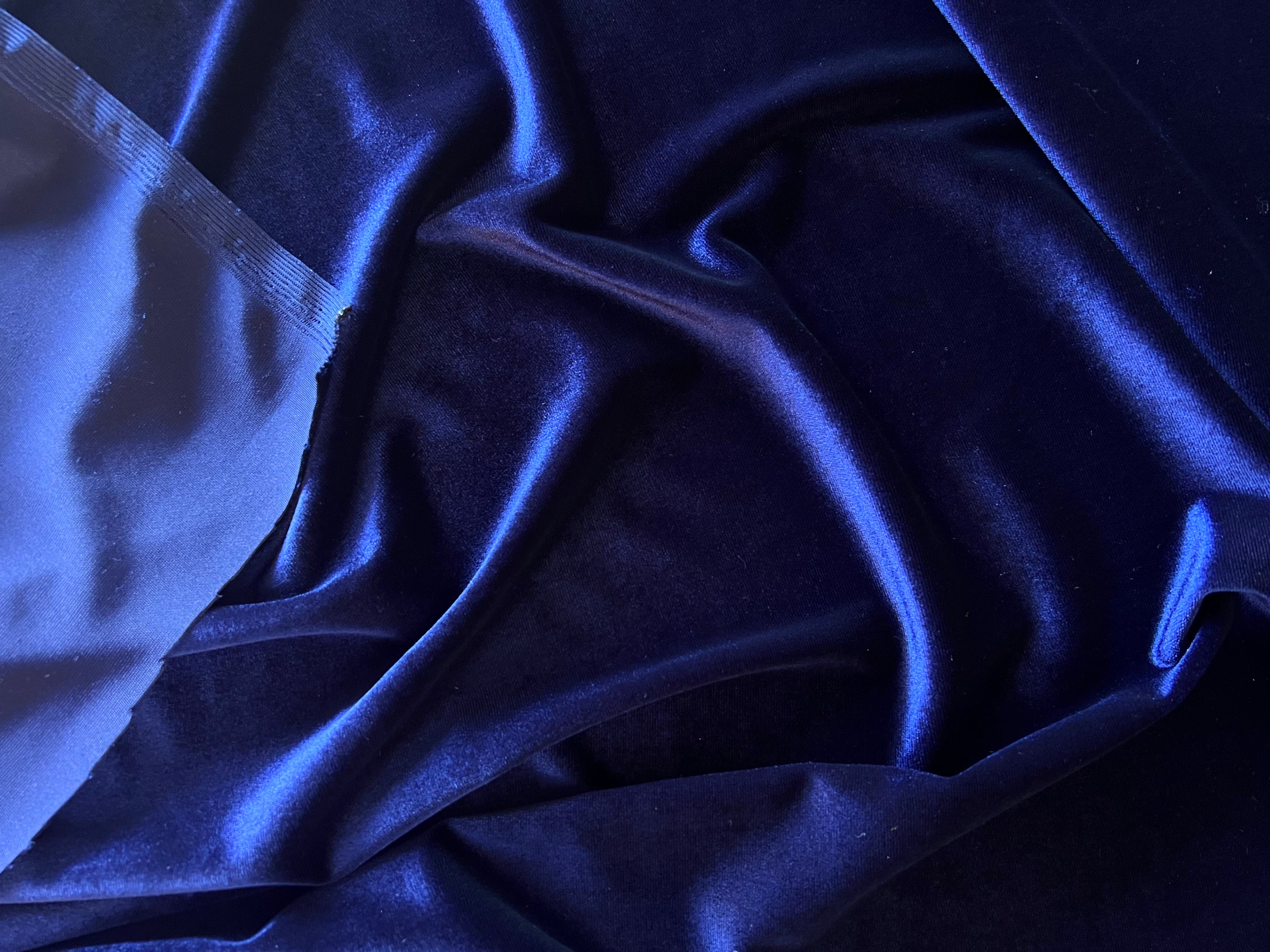 PANNE DE VELOURS BLEU MARINE - My Little Coupon
