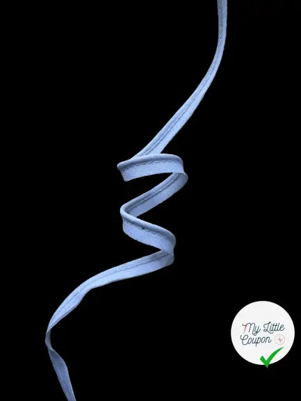 PASSEPOIL BLANC COTON 8MM - My Little Coupon