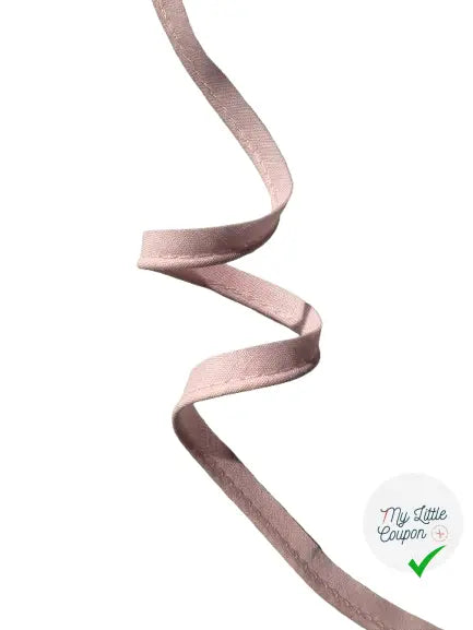 PASSEPOIL ROSE PÂLE COTON 8MM - My Little Coupon