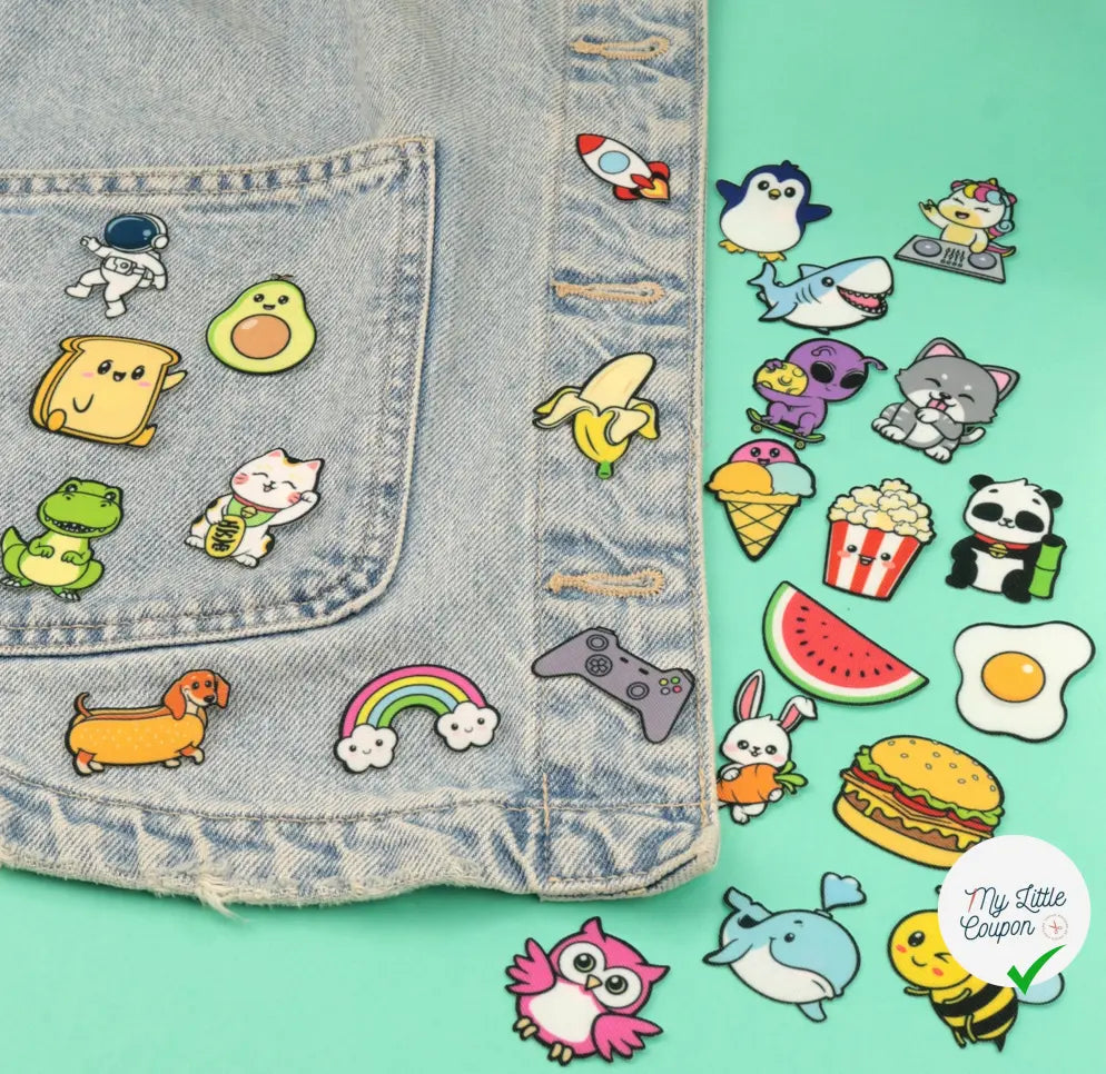 PATCH THERMOCOLLANT MINIPATCHI - MODÈLE POP CORN - My Little Coupon