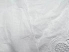 PERCALE BLANCHE À BASE REBRODÉE GUIPURE - My Little Coupon - tissu - coudre