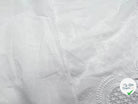 PERCALE BLANCHE À BASE REBRODÉE GUIPURE - My Little Coupon - tissu - coudre