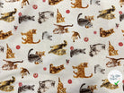 PERCALE COTON CHATS BLANC - My Little Coupon