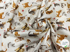 PERCALE COTON CHATS BLANC - My Little Coupon