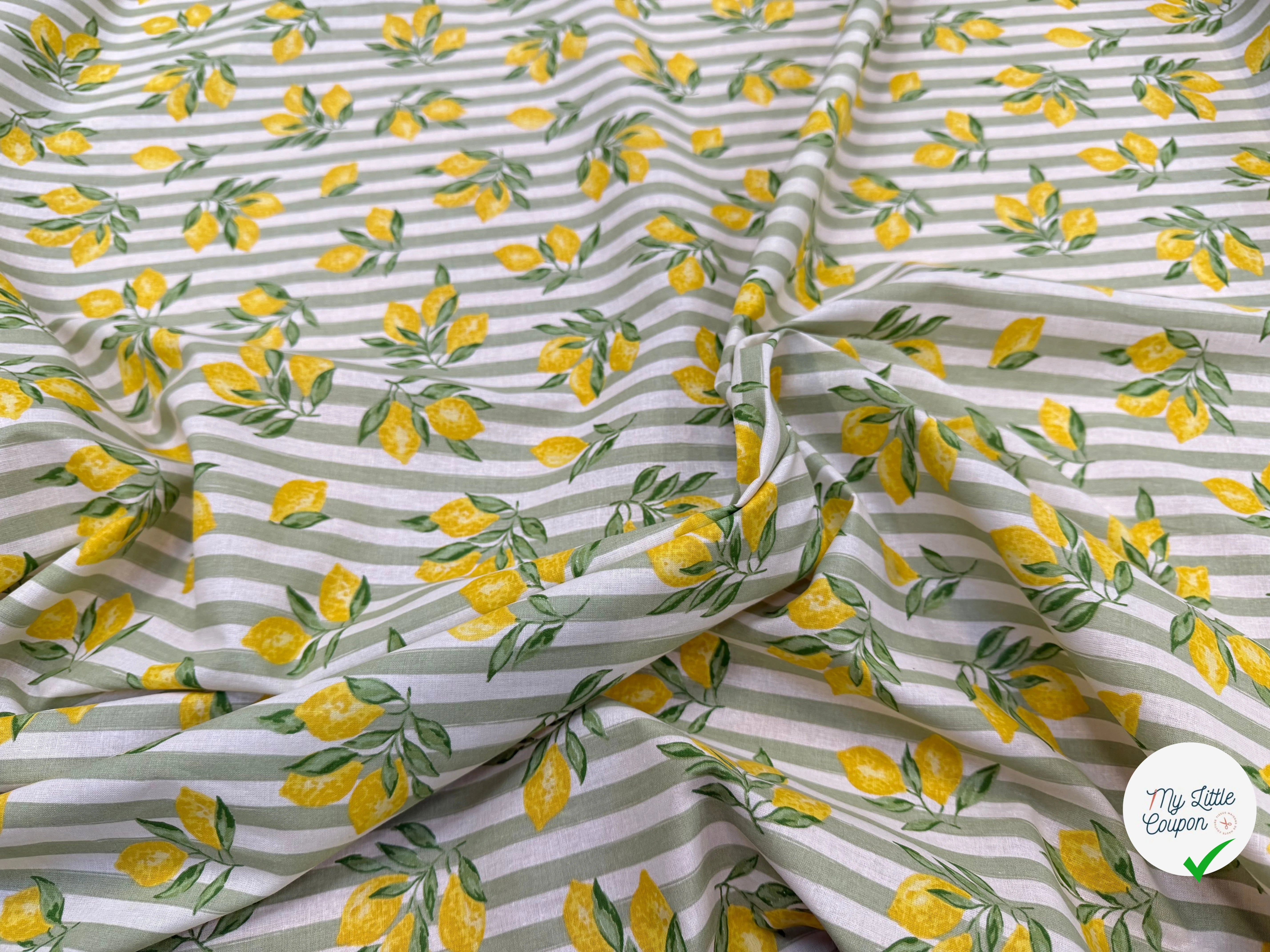 PERCALE COTON ETNA AMANDE 150 CM - My Little Coupon