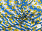 PERCALE COTON ETNA BLANC BLEU 150 CM - My Little Coupon