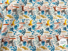 PERCALE COTON SIMBA BLEU PRINT - My Little Coupon