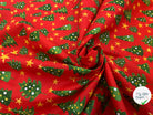 PERCALE COTON SOLVEIG ROUGE PRINT - My Little Coupon