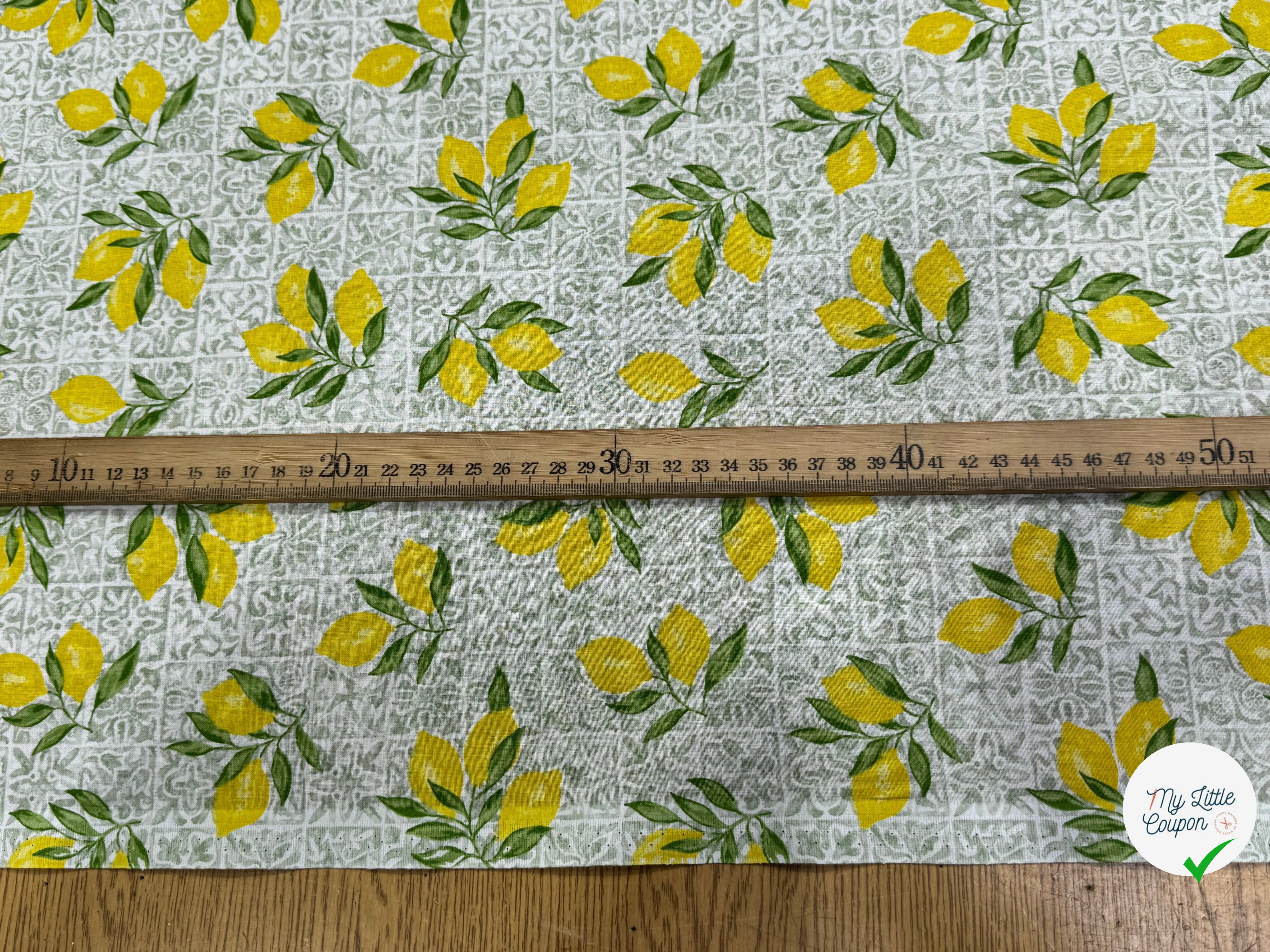 PERCALE DE COTON ALGARVE AMANDE 150 CM - My Little Coupon