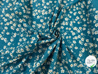 PERCALE DE COTON  AMANDIER BLEU - My Little Coupon