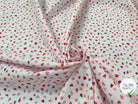 PERCALE DE COTON AMOUR BLANC - My Little Coupon