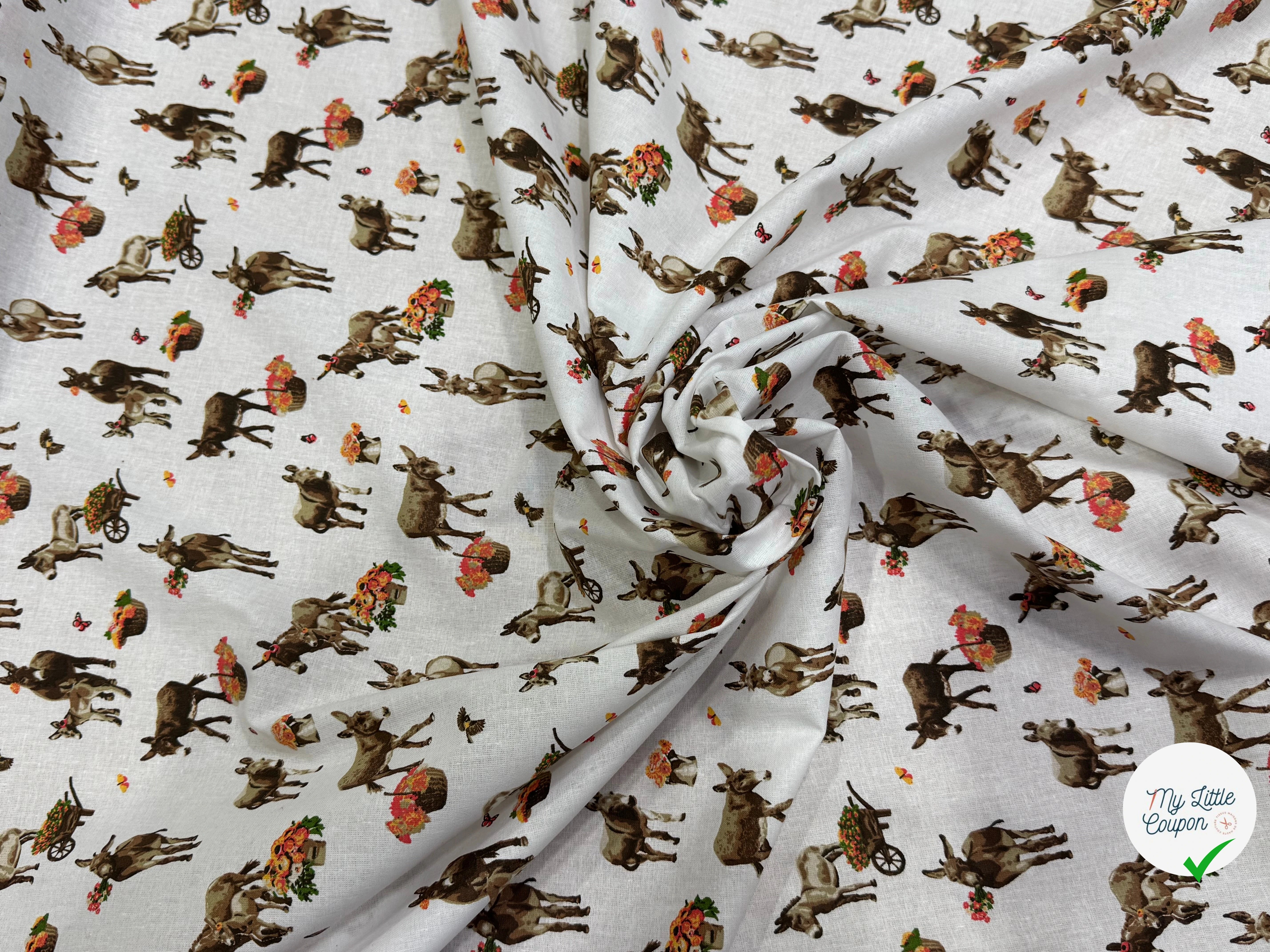 PERCALE DE COTON ANE BLANC 150 CM - My Little Coupon