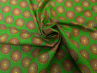 PERCALE DE COTON BAZIN VERT 150 CM - My Little Coupon