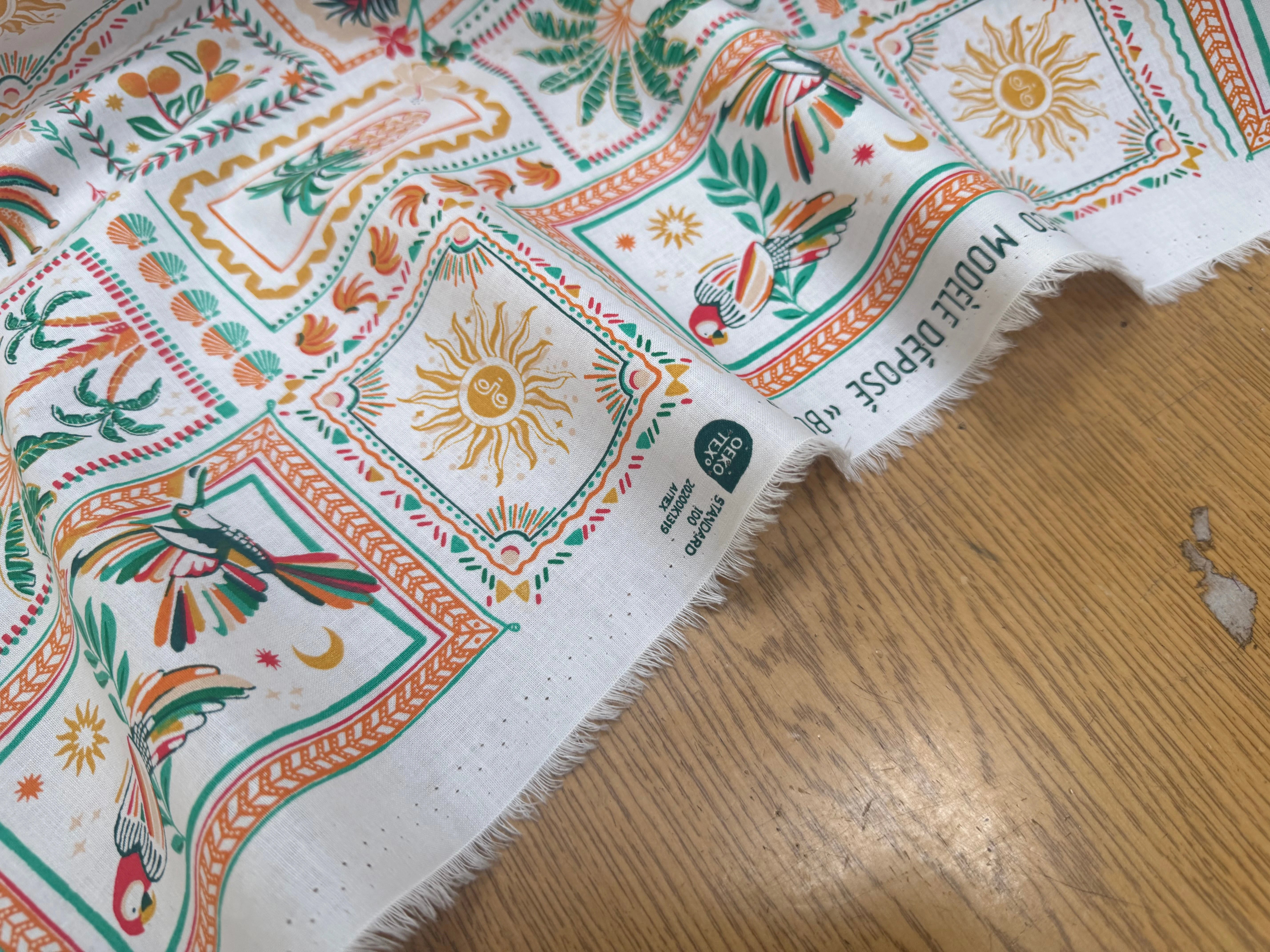 PERCALE DE COTON BOMDIA BLANC 150 CM - My Little Coupon