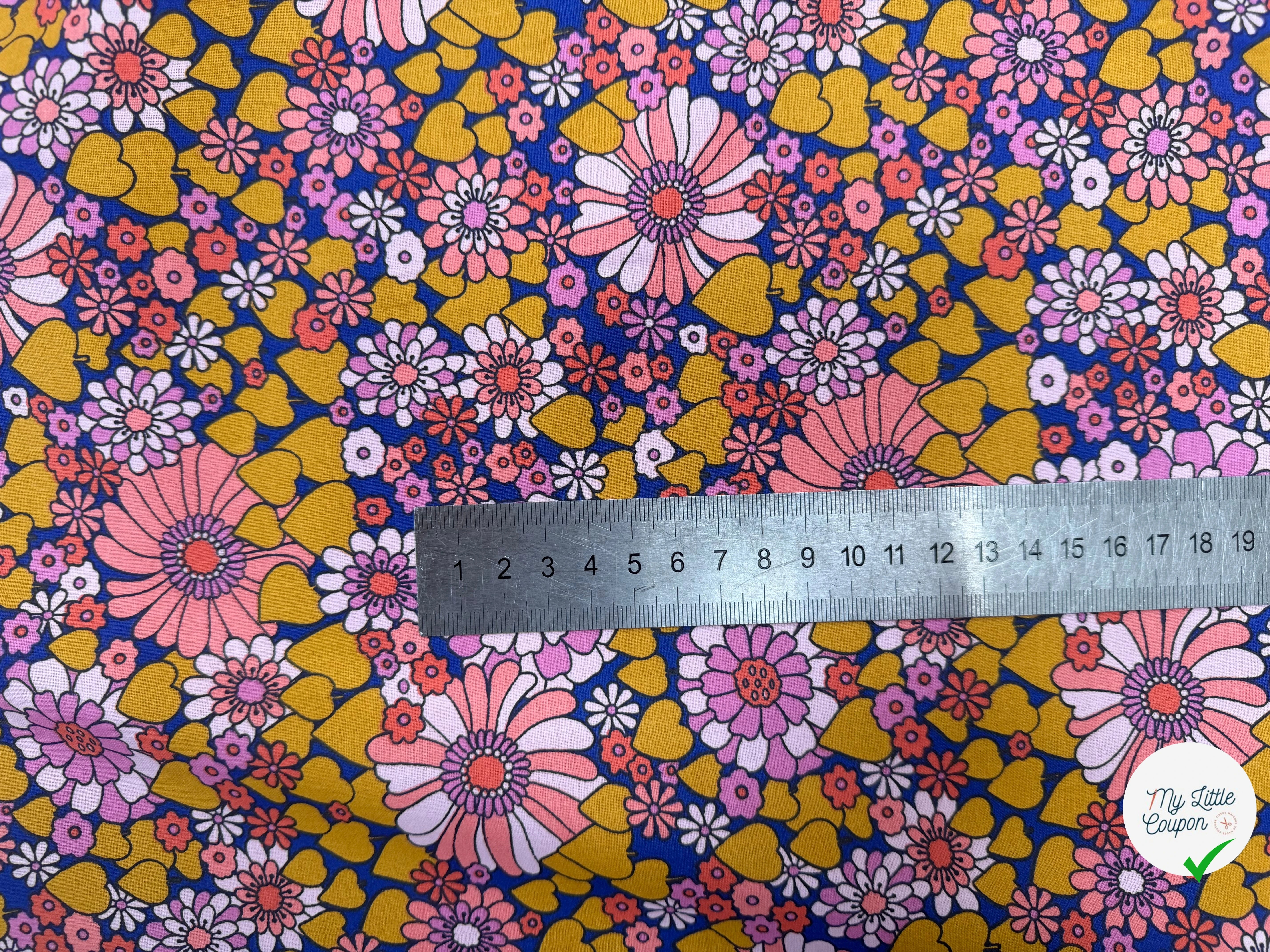 PERCALE DE COTON CHILL ROSE BLEU 150 CM - My Little Coupon