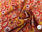 PERCALE DE COTON CHIMERE ROUGE 150 CM - My Little Coupon