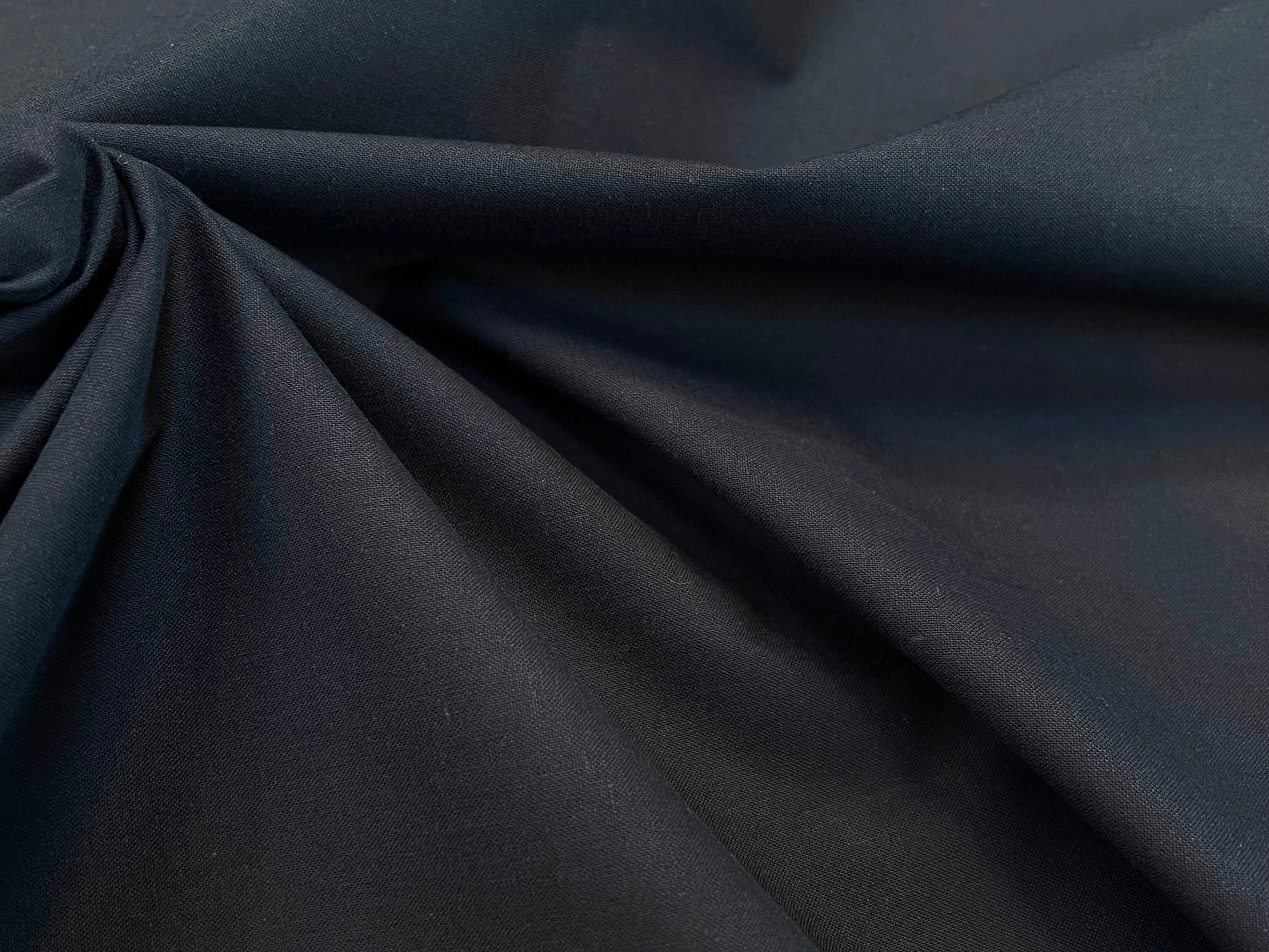 PERCALE DE COTON CHINTZÉ VILNIUS NOIR - My Little Coupon