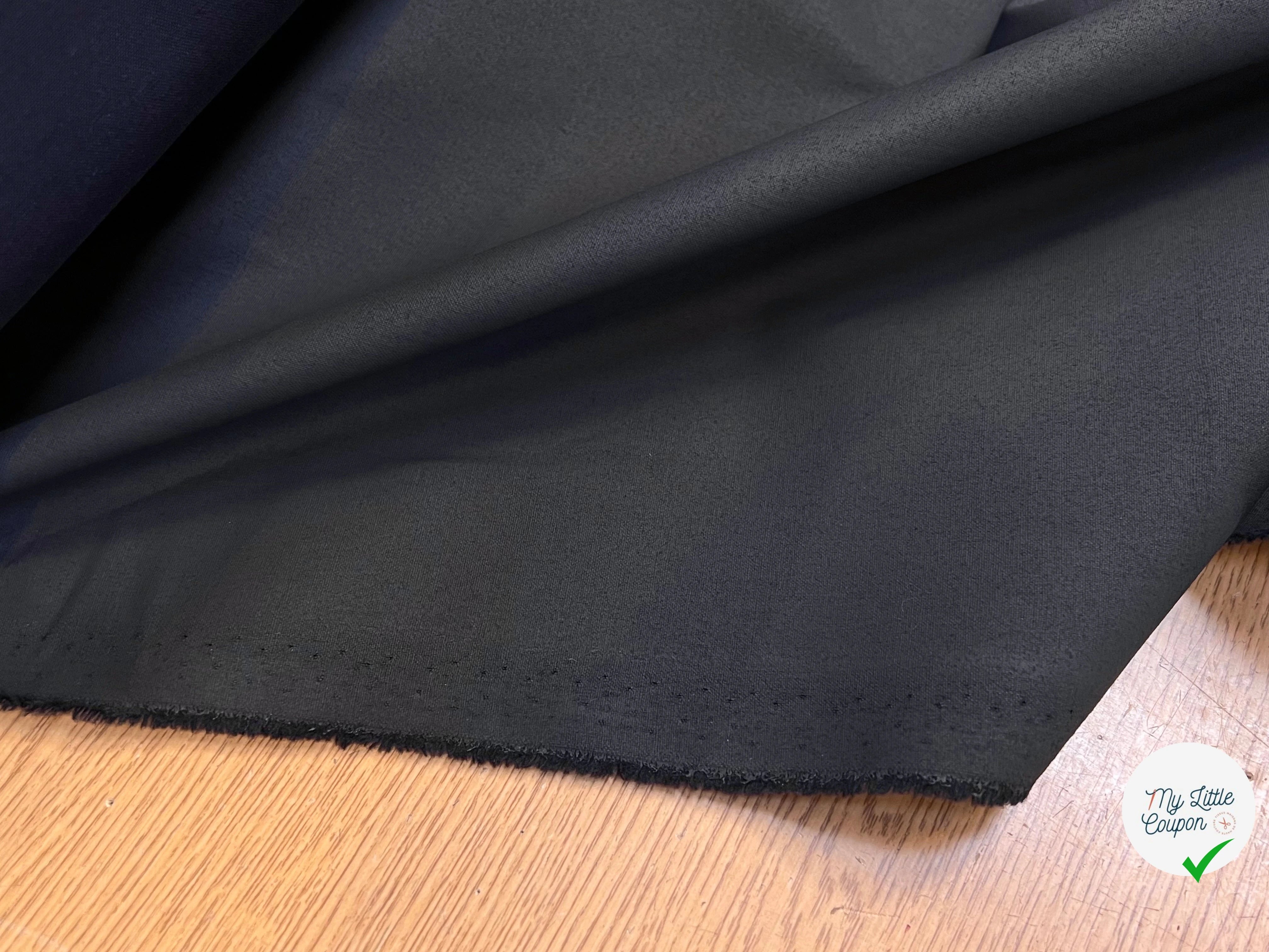 PERCALE DE COTON CHINTZÉ VILNIUS NOIR - My Little Coupon