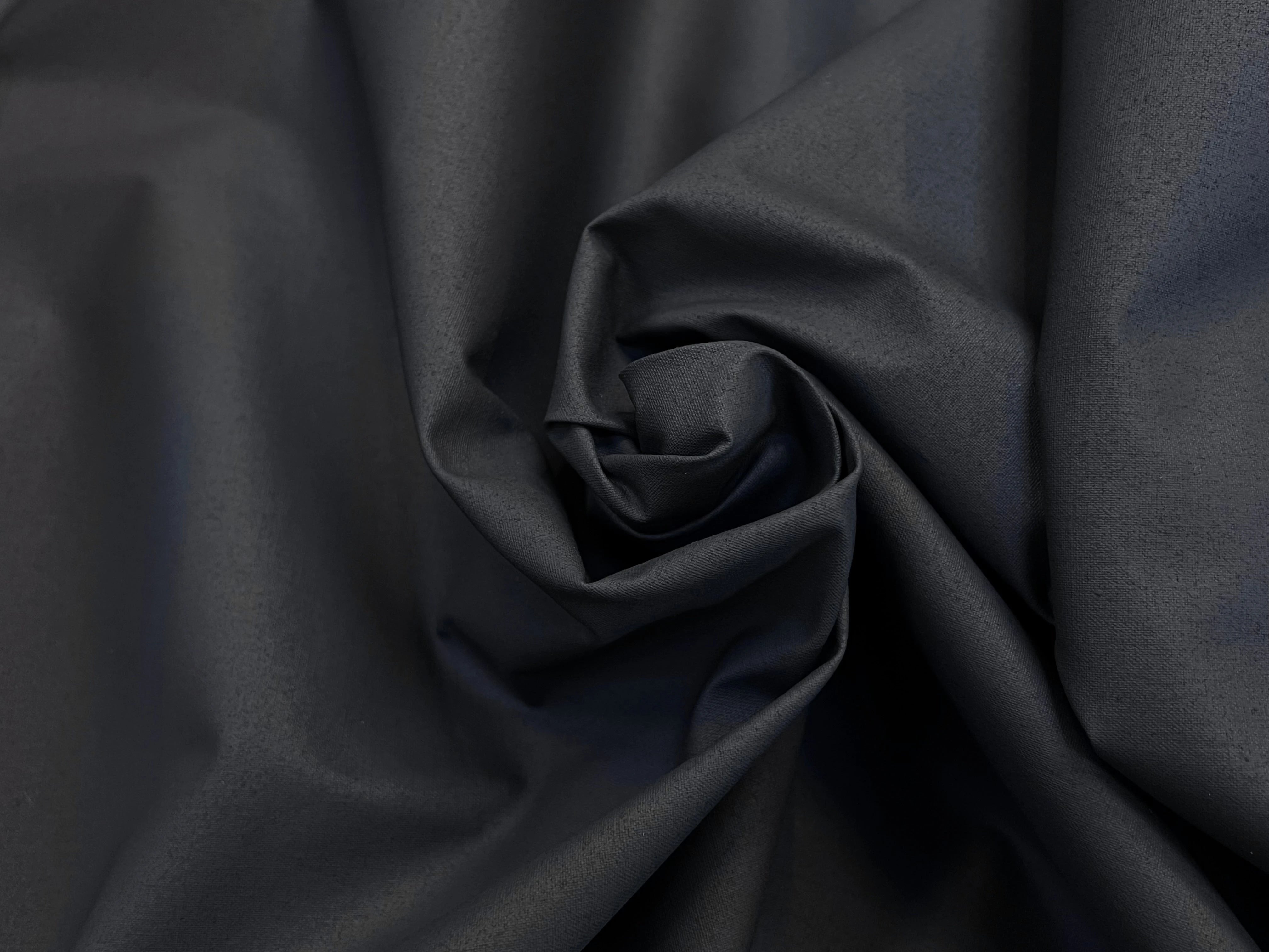 PERCALE DE COTON CHINTZÉ VILNIUS NOIR - My Little Coupon