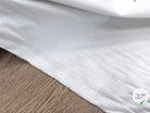 PERCALE DE COTON CHINTZÉ VILNIUS UNE FACE VANILLE ET L'AUTRE BLANC LÉGÈREMENT CASSÉ - My Little Coupon