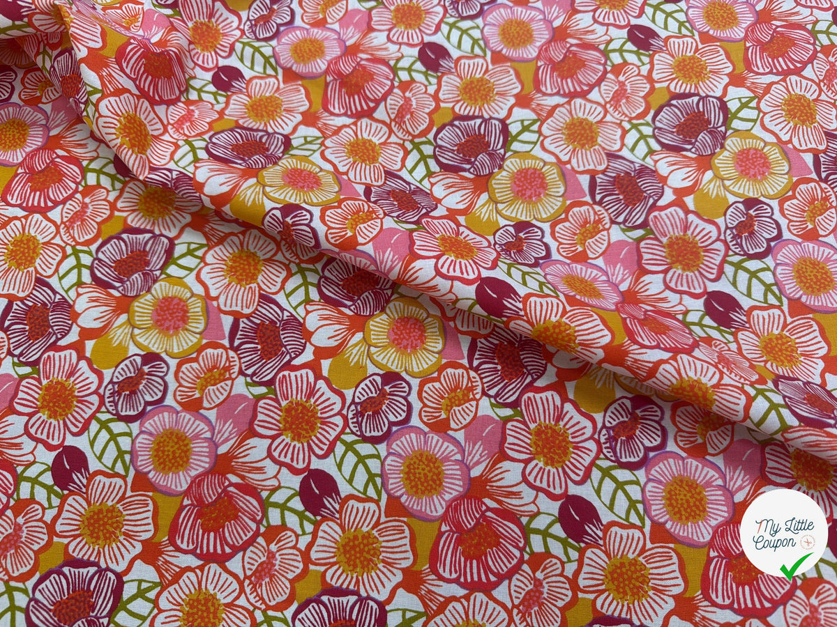 PERCALE DE COTON CLEMA BLANC 150 CM - My Little Coupon