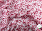 PERCALE DE COTON COBALT ROUGE 150 CM - My Little Coupon