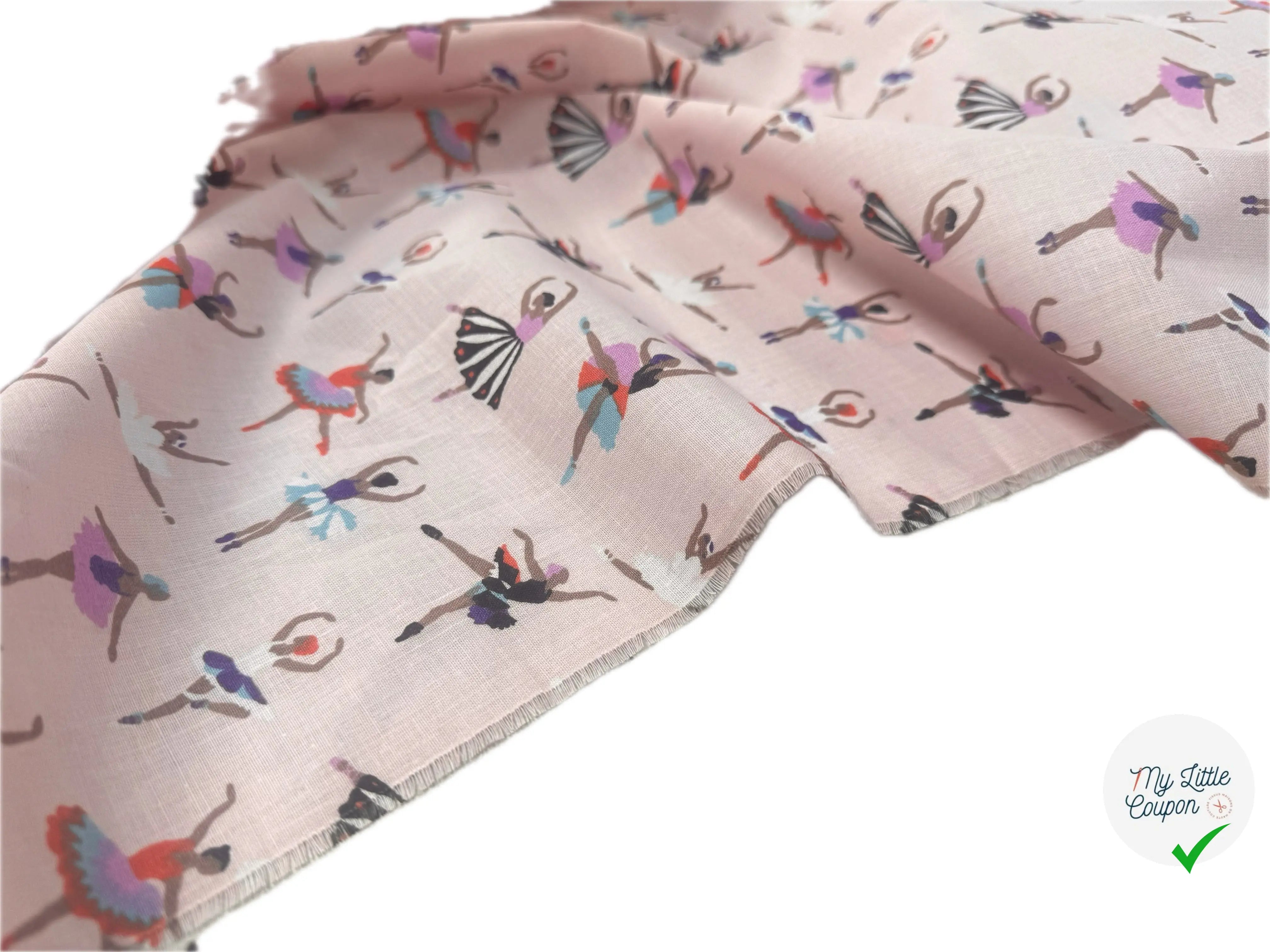 PERCALE DE COTON DANSEUSE NUDE - My Little Coupon