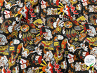 PERCALE DE COTON DARUMA NOIR - My Little Coupon