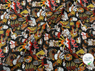 PERCALE DE COTON DARUMA NOIR - My Little Coupon