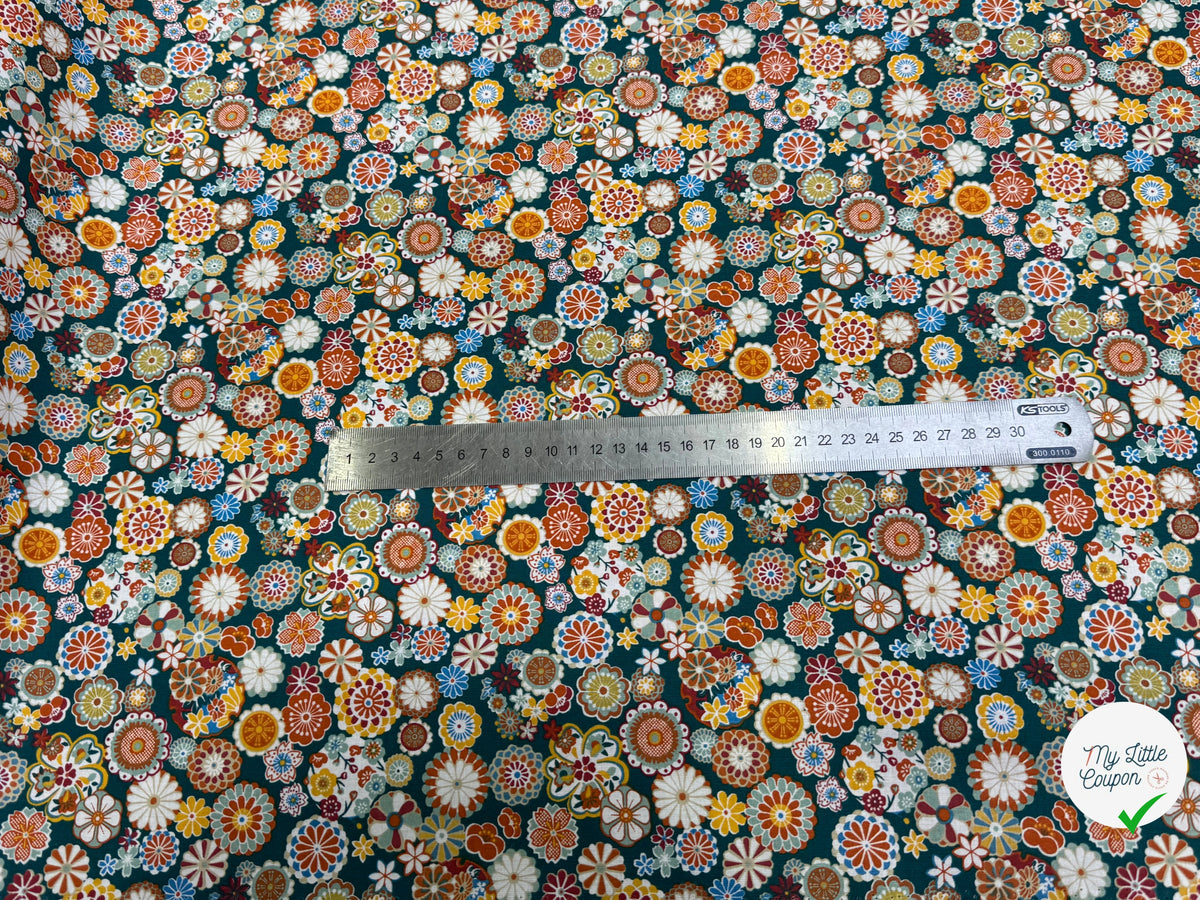 PERCALE DE COTON HINATA PEANUT 150 CM - My Little Coupon