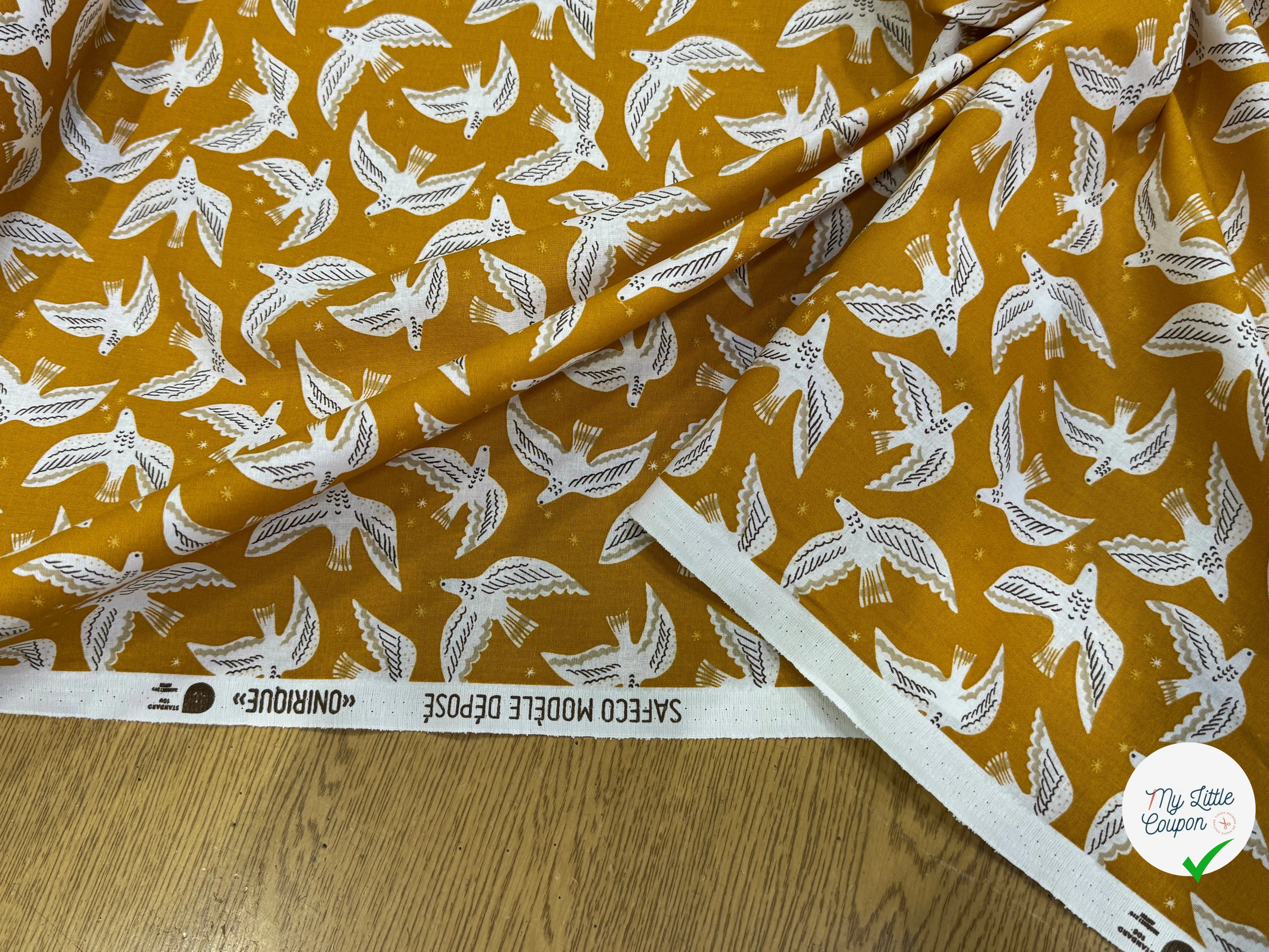 PERCALE DE COTON ONIRIQUE PEANUT 150 CM - My Little Coupon