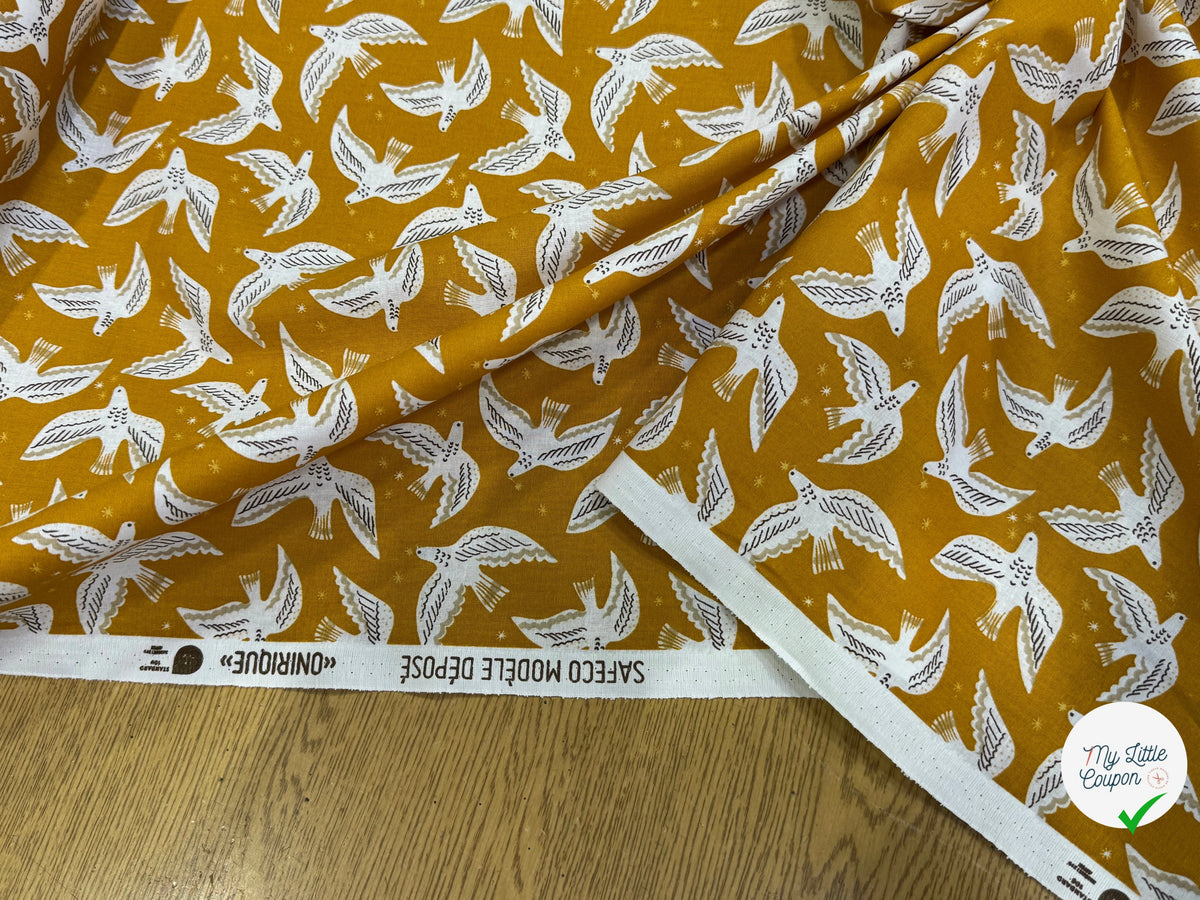 PERCALE DE COTON ONIRIQUE PEANUT 150 CM - My Little Coupon