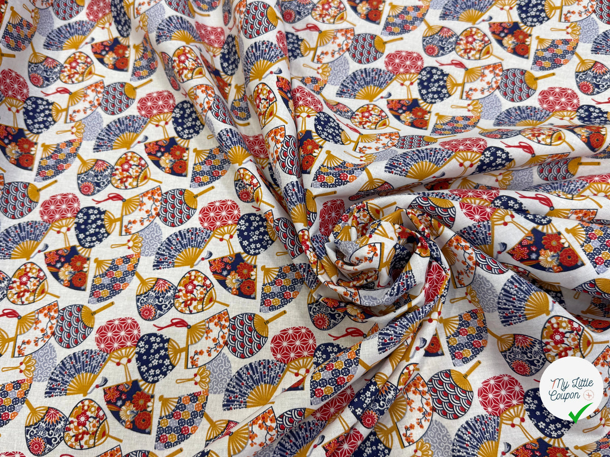 PERCALE DE COTON OOLONG BLANC 150 CM - My Little Coupon