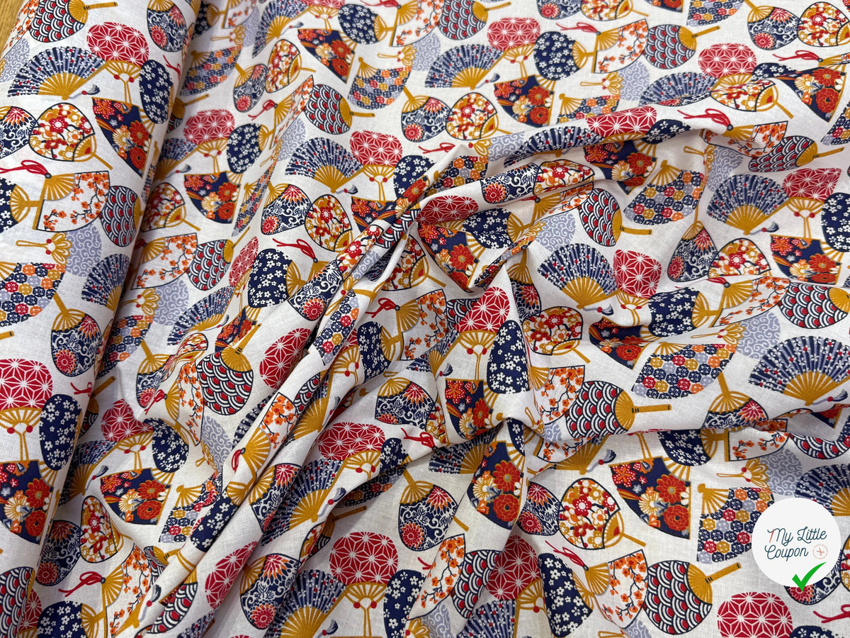 PERCALE DE COTON OOLONG BLANC 150 CM - My Little Coupon