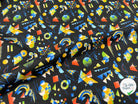 PERCALE DE COTON RETRO NOIR - My Little Coupon