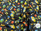 PERCALE DE COTON RETRO NOIR - My Little Coupon