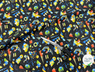 PERCALE DE COTON RETRO NOIR - My Little Coupon