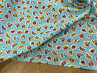 PERCALE DE COTON SIROP TURQUOISE 150 CM - My Little Coupon