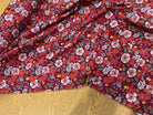 PERCALE DE COTON SUZIE BORDEAUX 150 CM - My Little Coupon