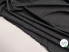 PETIT LAINAGE FIN ET DOUX FLAMME NOIR - coupon de tissu de 3 mètres - My Little Coupon - tissu - coudre
