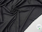 PETIT LAINAGE FIN ET DOUX FLAMME NOIR - coupon de tissu de 3 mètres - My Little Coupon - tissu - coudre