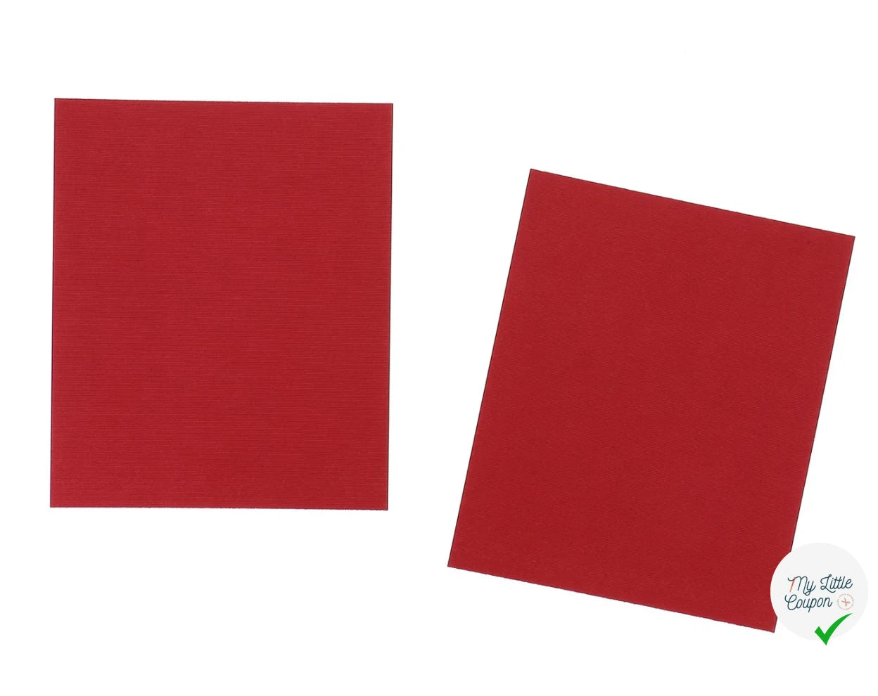 PIÈCES DE RÉPARATIONS AUTOCOLLANTES EN NYLON - BURGUNDI - My Little Coupon