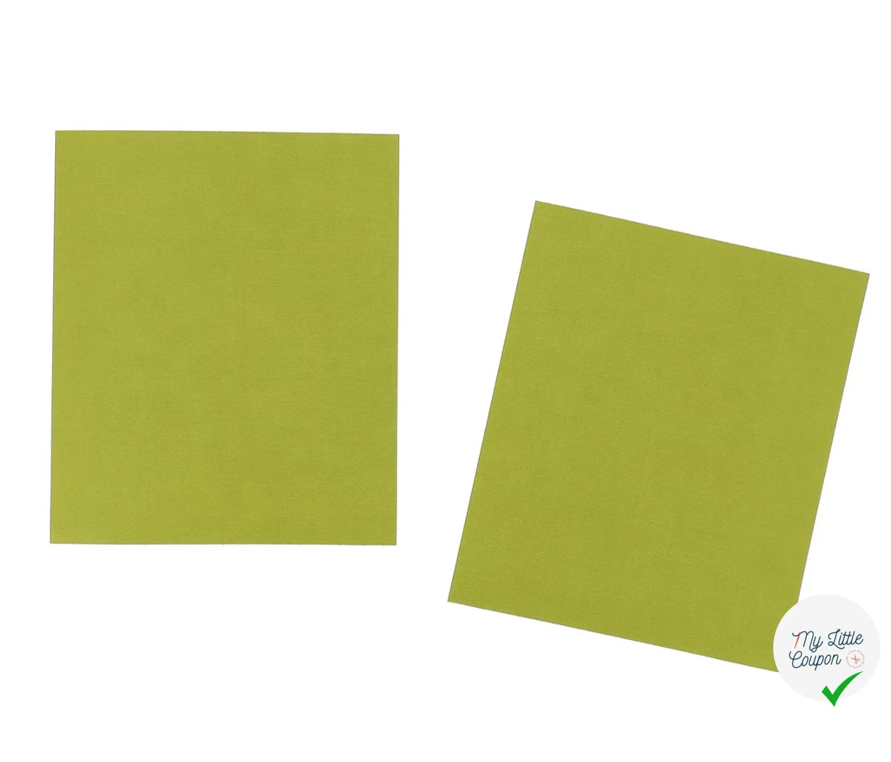 PIÈCES DE RÉPARATIONS AUTOCOLLANTES EN NYLON - LEAF GREEN - My Little Coupon