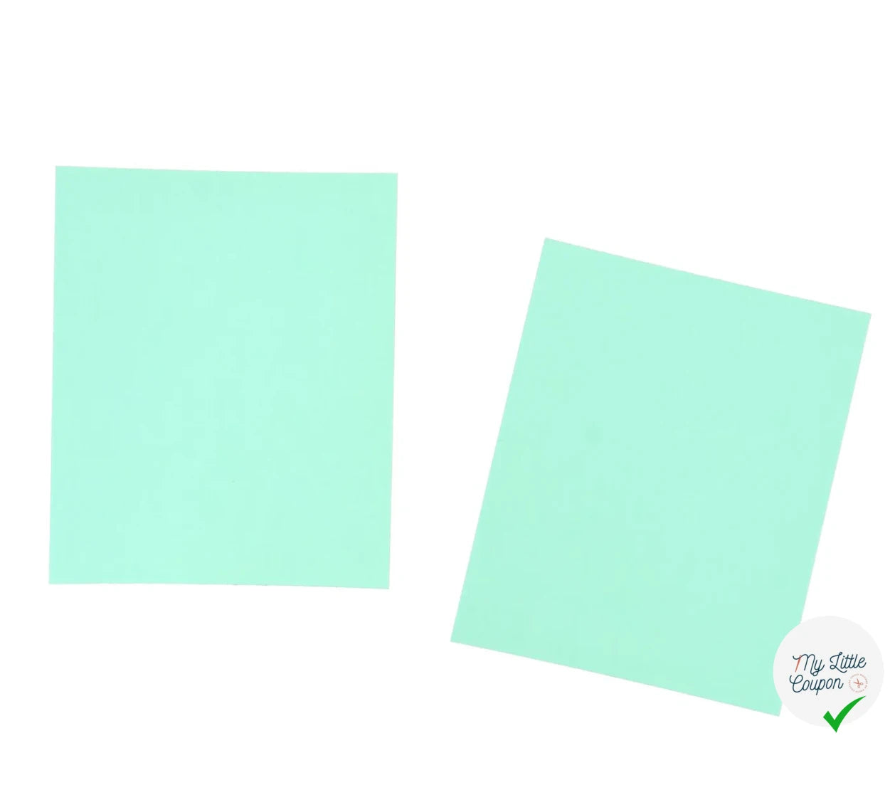 PIÈCES DE RÉPARATIONS AUTOCOLLANTES EN NYLON - MINT GREEN - My Little Coupon