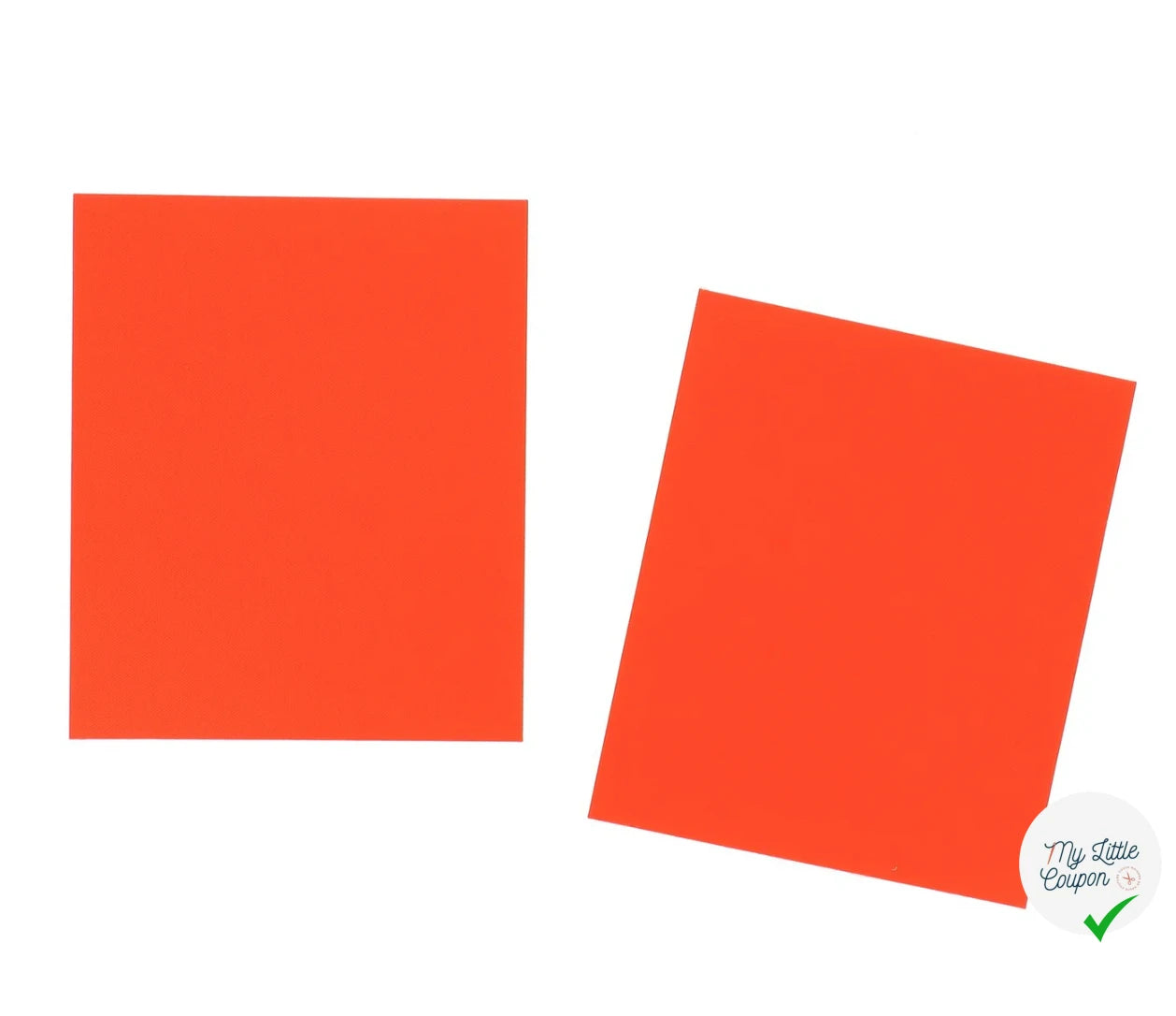 PIÈCES DE RÉPARATIONS AUTOCOLLANTES EN NYLON - ORANGE - My Little Coupon